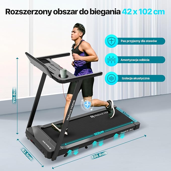 Mobvoi Home Treadmill Ultra 3 w 1 Walking Pad ze składanym 6% - obrazek 3