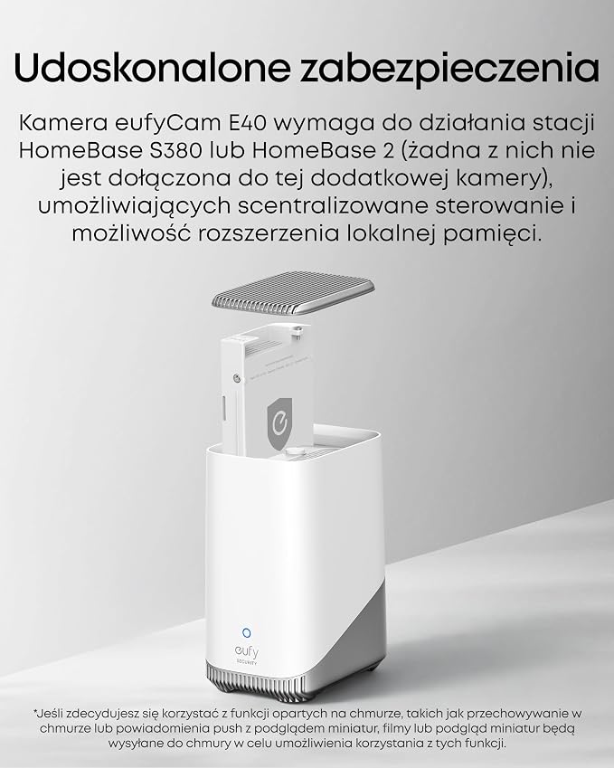 eufyCam E40 3-Camera Set zintegrowany panel solarny - obrazek 6
