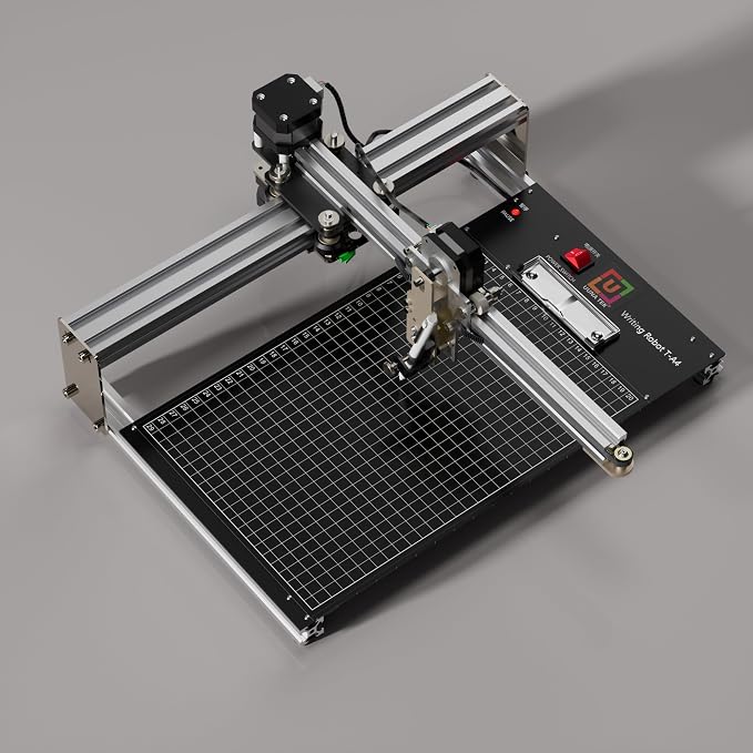 UUNATEK oryginalny ploter iDraw 2.0 T-Structure XY, maszyna do rysowania, robot do pisania ręcznego z płytą piwniczną, obszar roboczy A4, 3 x 42 silniki krokowe, prędkość zapisu - obrazek 2