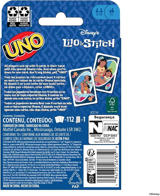 Mattel Games UNO Lilo i Stitch - obrazek 6
