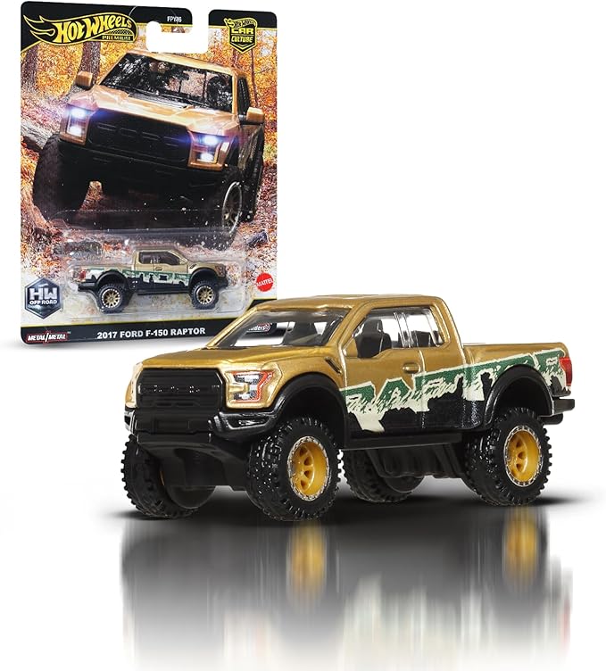 Hot Wheels Premium 2017 Ford F-150 Raptor w skali 1:64