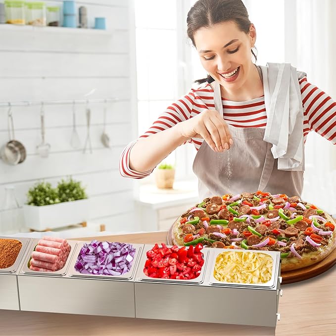 Denmay pojemniki na składniki do pizzy - obrazek 2