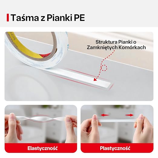Tasma Dwustronna 10mm Dwustronna Taśma Klejąca - obrazek 5
