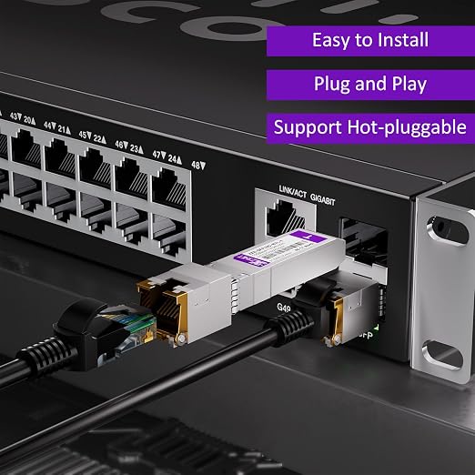 Transceiver 10GBASE-T SFP+ do RJ45 - obrazek 5