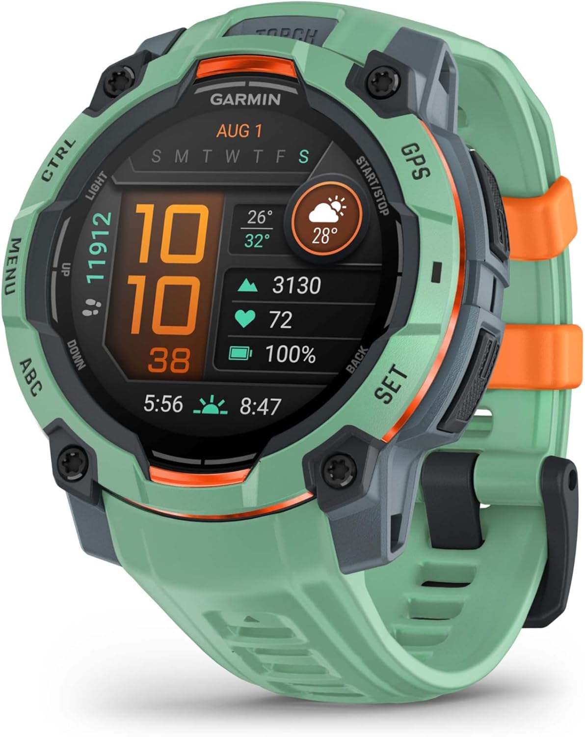 Instinct 3 45mm AMOLED Neo Tropic Bezel with Neo Tropic Band - obrazek 2