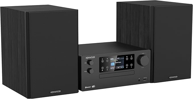 KENWOOD M-925DAB-B - Micro Hi-Fi system DAB+, CD, USB, Bluetooth, 2 x 50 W RMS i wyświetlacz TFT, kolor czarny (Midnight Black) - obrazek 7