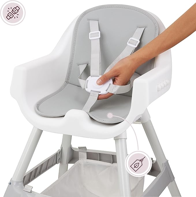 Moby-System Regulowane Krzesełko do Karmienia Magnolia 2w1 z Tacką - obrazek 4