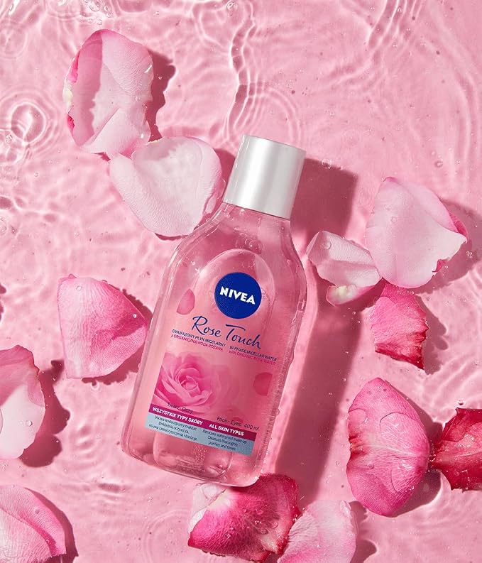 NIVEA Rose Touch Dwufazowy płyn micelarny z wodą różaną - obrazek 4