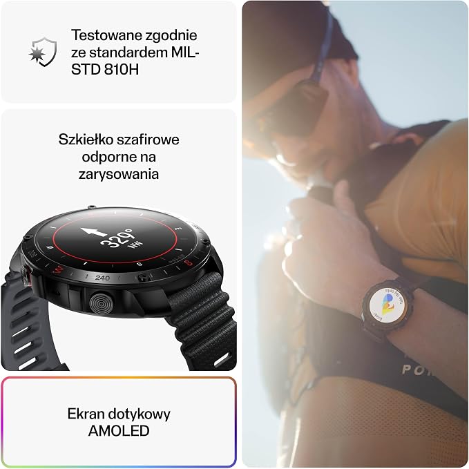 Polar Grit X2 Pro Outdoorowy Zegarek GPS ze Szkłem Szafirowym - obrazek 4