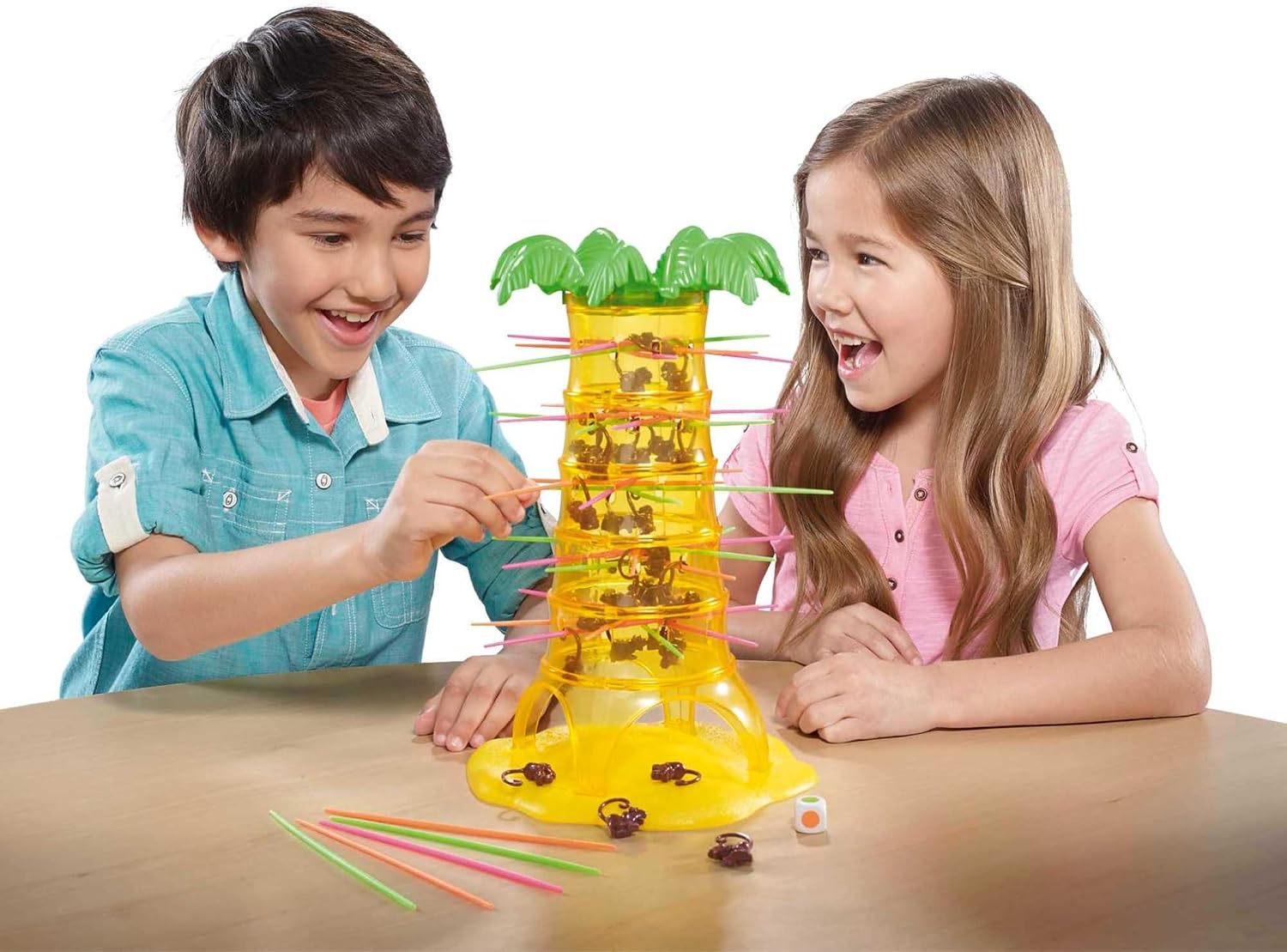 Mattel Games Tumblin Monkeys gra dla dzieci - obrazek 3