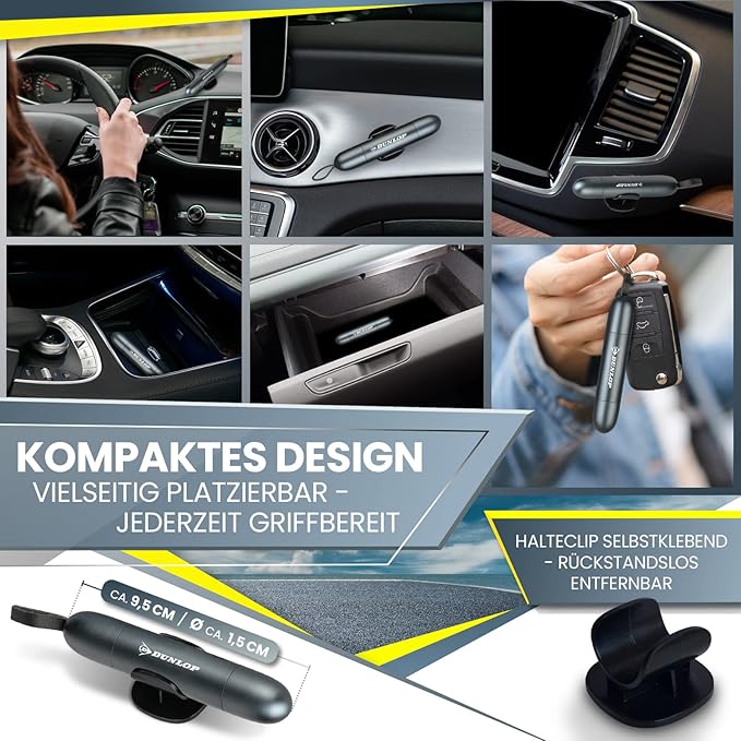 Dunlop Automotive Gurtschneider Notfallhammer-Marken Notfall Hammer - obrazek 6