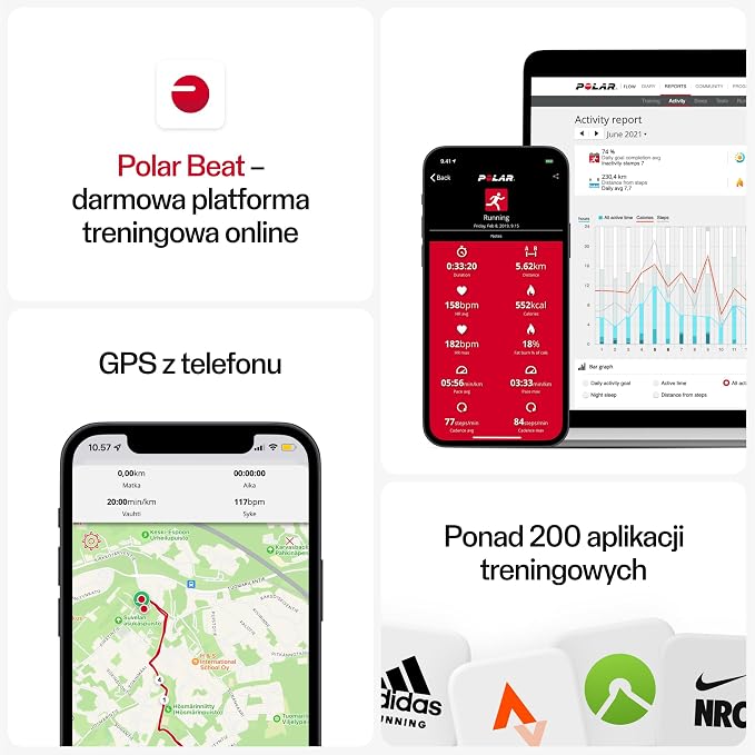 Polar H10 M-XXL Czujnik Tętna Bluetooth & - obrazek 6