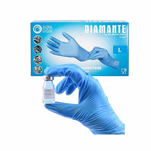 Diamante Rękawice Nitrylowe 100 szt
