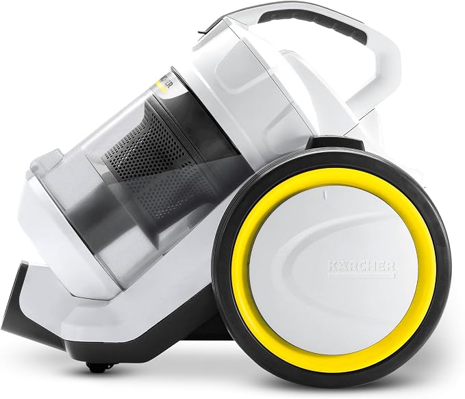 Kärcher Odkurzacz VC 3, bezworkowy, moc: 700 W, promień działania: 7,5 m, waga: 4,4 kg, filtr HEPA 13, dysza podłogowa, dysza szczelinowa, szczotka do mebli - obrazek 6