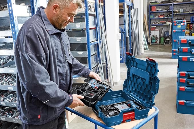 Bosch Professional: system walizek L-BOXX (pojemność: 28.4 litra, maks. obciążenie: 25 kg, waga: 2.4 kg, materiał: tworzywo sztuczne ABS, PA6) - obrazek 5