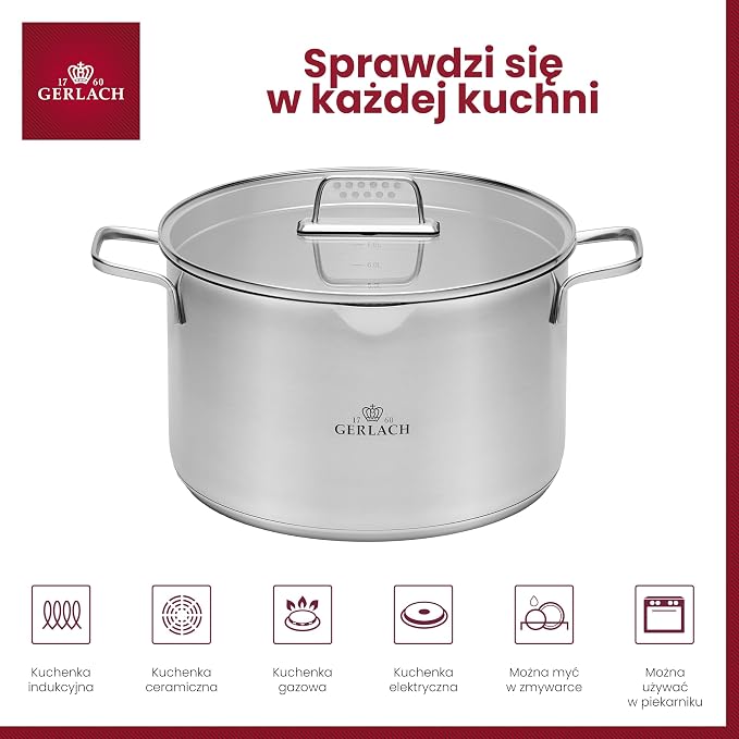 Gerlach 1760 Garnek do Gotowania Ambiente - obrazek 4