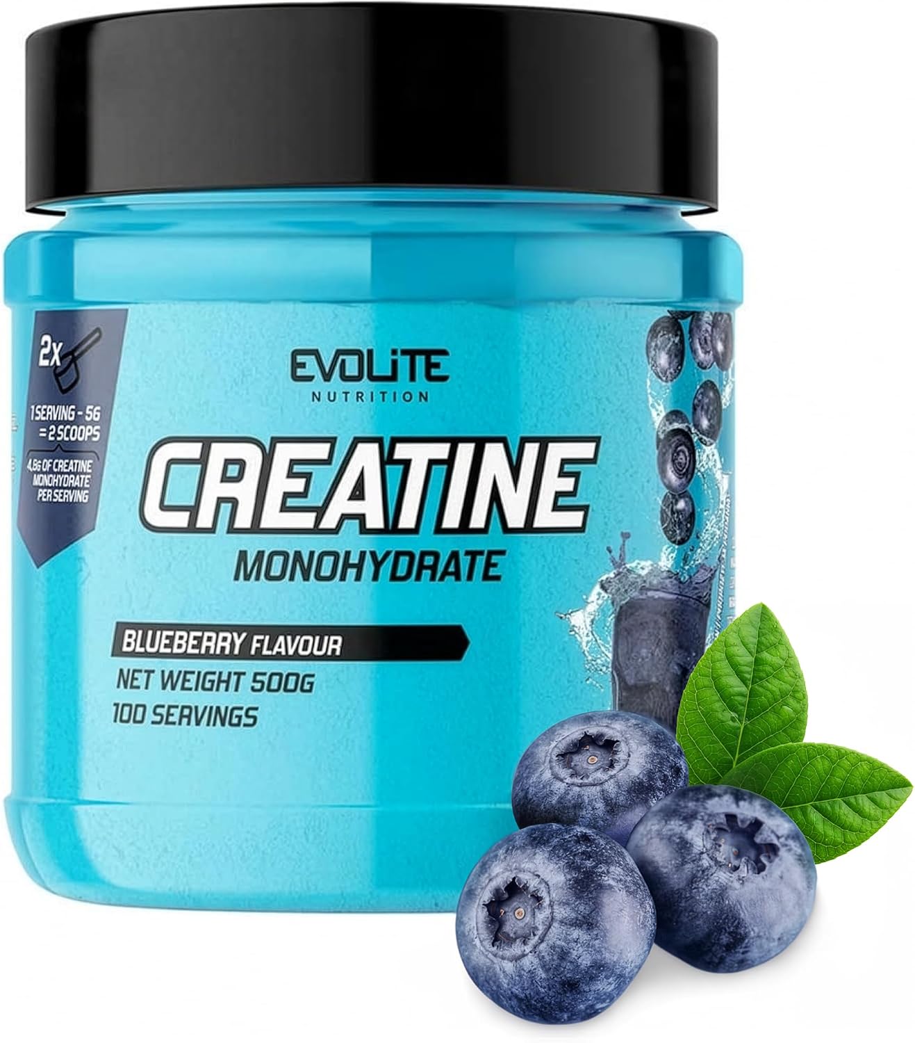 Evolite Nutrition Monohydrat Kreatyny z Tauryną 500g - obrazek 2