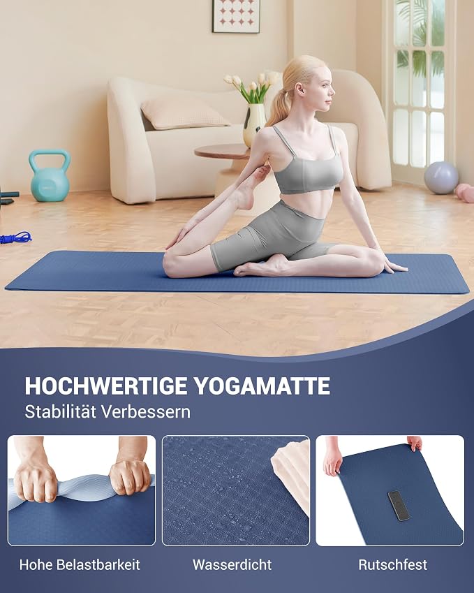 Good Nite Mata do jogi gimnastyka pilates mata do ćwiczeń dla kobiet - obrazek 7