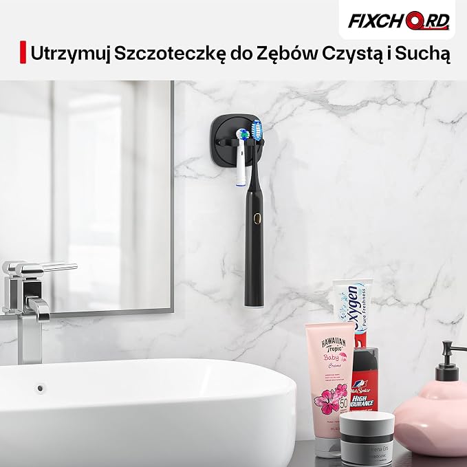 Elektryczny uchwyt na szczoteczkę do zębów 2 sztuki - obrazek 7
