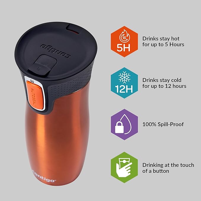 Contigo West Loop Autoseal Thermal Mug - obrazek 4