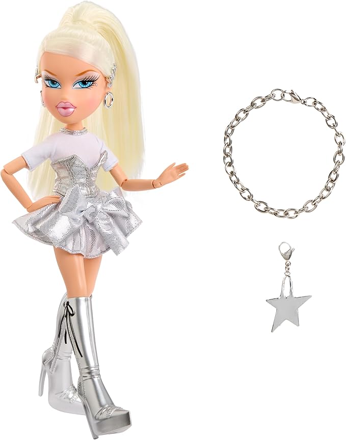 Bratz Charmz Cloe Modna Lalka z Kolekcjonerską Bransoletką - obrazek 4
