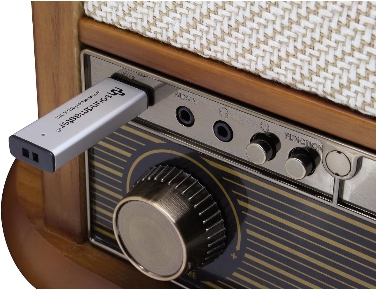 Soundmaster NR546BE DAB+ FM radio cyfrowe stereo z gramofonem - obrazek 6