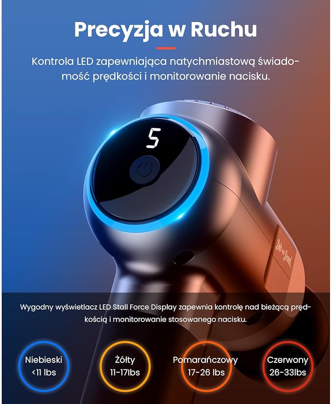 Bob and Brad C2 Pro Pistolet do Masażu z Terapią Ciepła i Zimna - obrazek 6