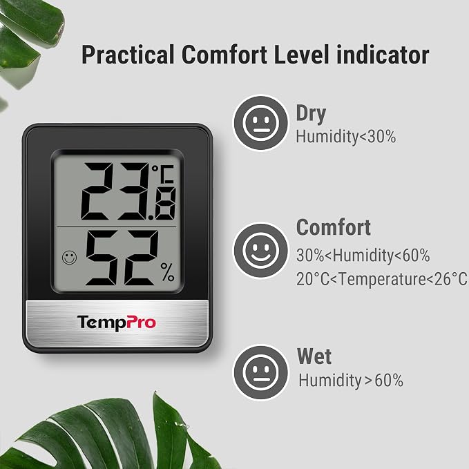 ThermoPro TP49 cyfrowy mini termometr z funkcją higrometru - obrazek 5