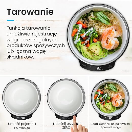 Pro Breeze Waga Kuchenna Cyfrowa Precyzyjna ze Stali Nierdzewnej - obrazek 5