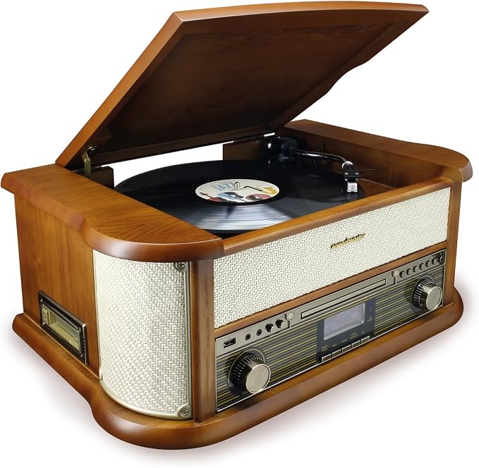 Soundmaster NR546BE DAB+ FM radio cyfrowe stereo z gramofonem