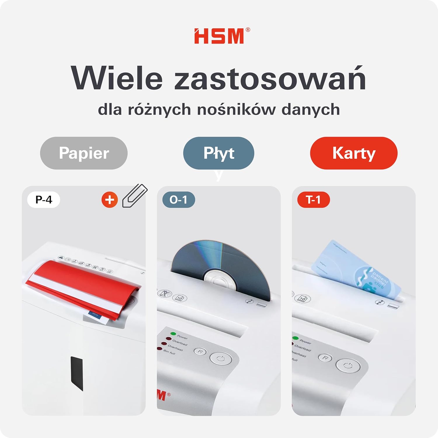 Hsm Shredstar X10 1045111 Niszczarka, Biały, do 10 arkuszy - obrazek 4