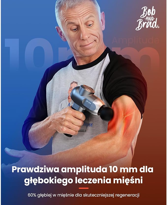 Bob and Brad C2 Pro Pistolet do Masażu z Terapią Ciepła i Zimna - obrazek 5
