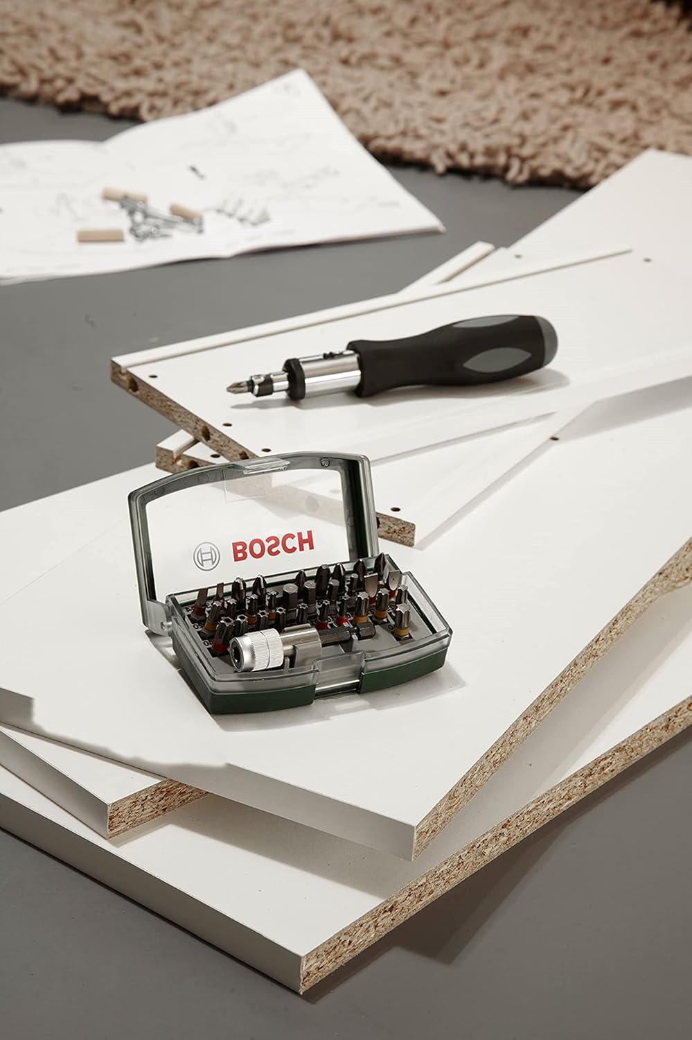 Bosch Professional 32-częściowy zestaw bitów do wkrętarek (bity PH, PZ, sześciokątne, T, TH, S, osprzęt do wiertarki i wkrętarki) - obrazek 6
