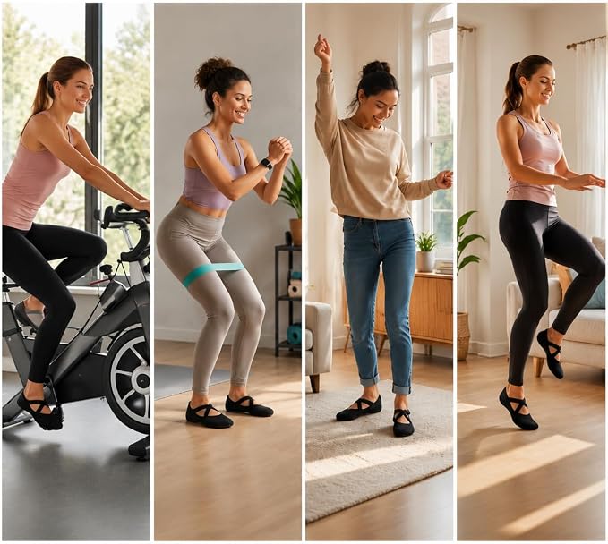 Skarpety Pilates damskie skarpetki do jogi jeden rozmiar czarne - obrazek 2