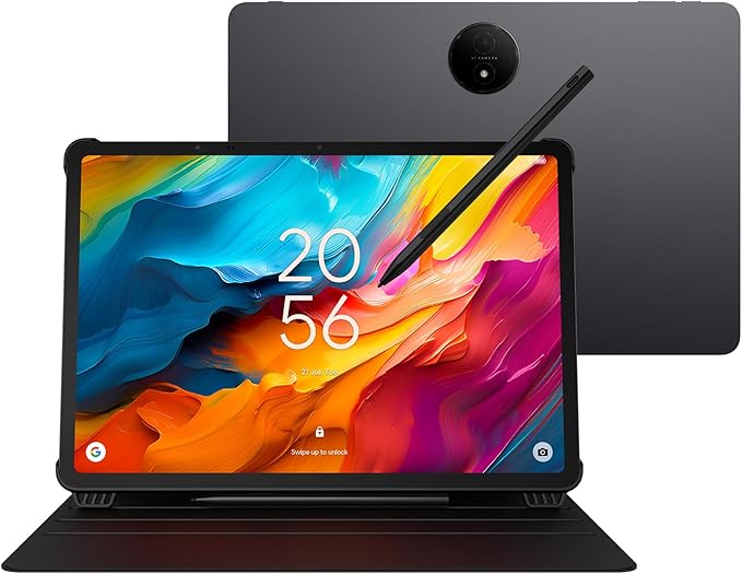TCL NXTPAPER 14 + etui z klapką + T-pen - tablet Wi-Fi Display NXTPAPER 14" 16 GB RAM (8 GB + 8 GB RAM) 256 GB ROM Bateria 10000 mAh szybkie ładowanie 33 W - ładowarka + obudowa i stalówka, szary