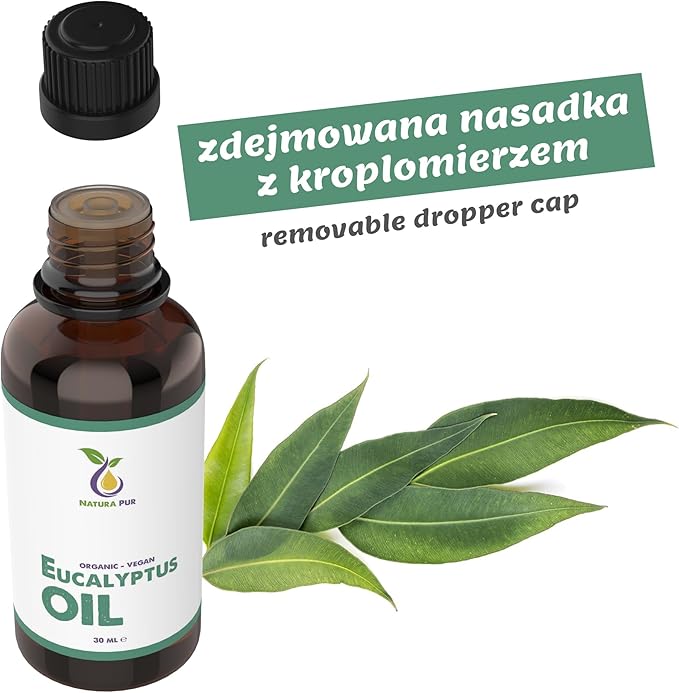 Olejek Eukaliptusowy BIO 30ml 100% naturalny olejek eteryczny - obrazek 3
