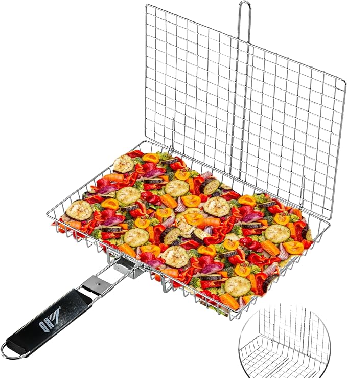 Kosz do gotowania ze stali nierdzewnej do grillowania - obrazek 5