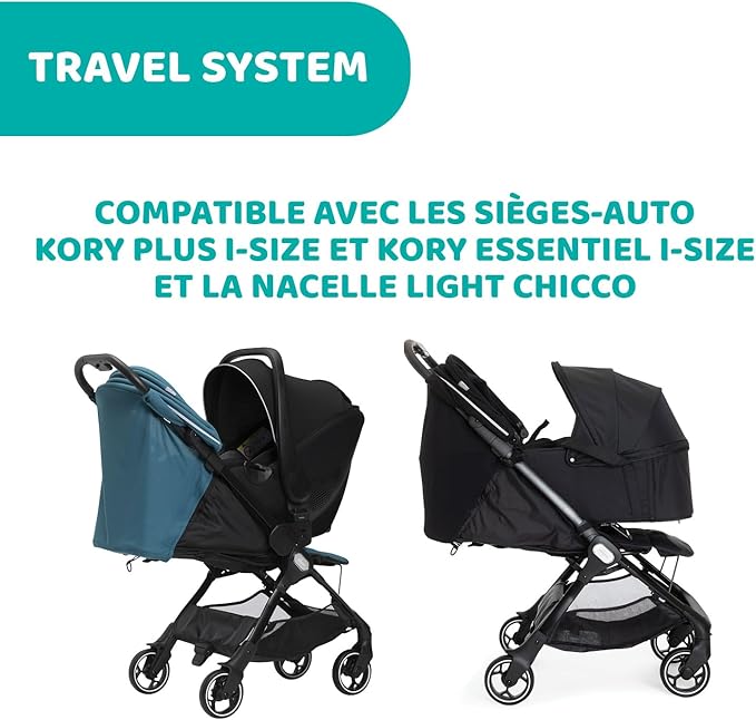 Chicco We Składany Lekki Wózek Spacerowy od Urodzenia do 22 Kg - obrazek 6