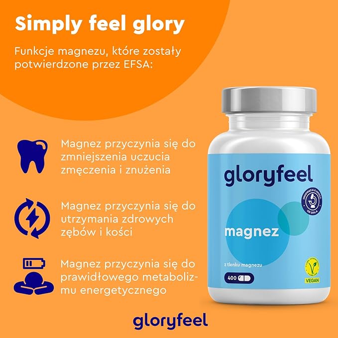 Magnez 400 kapsułek 760 mg w tym 400 mg magnezu pierwiastkowego - obrazek 3
