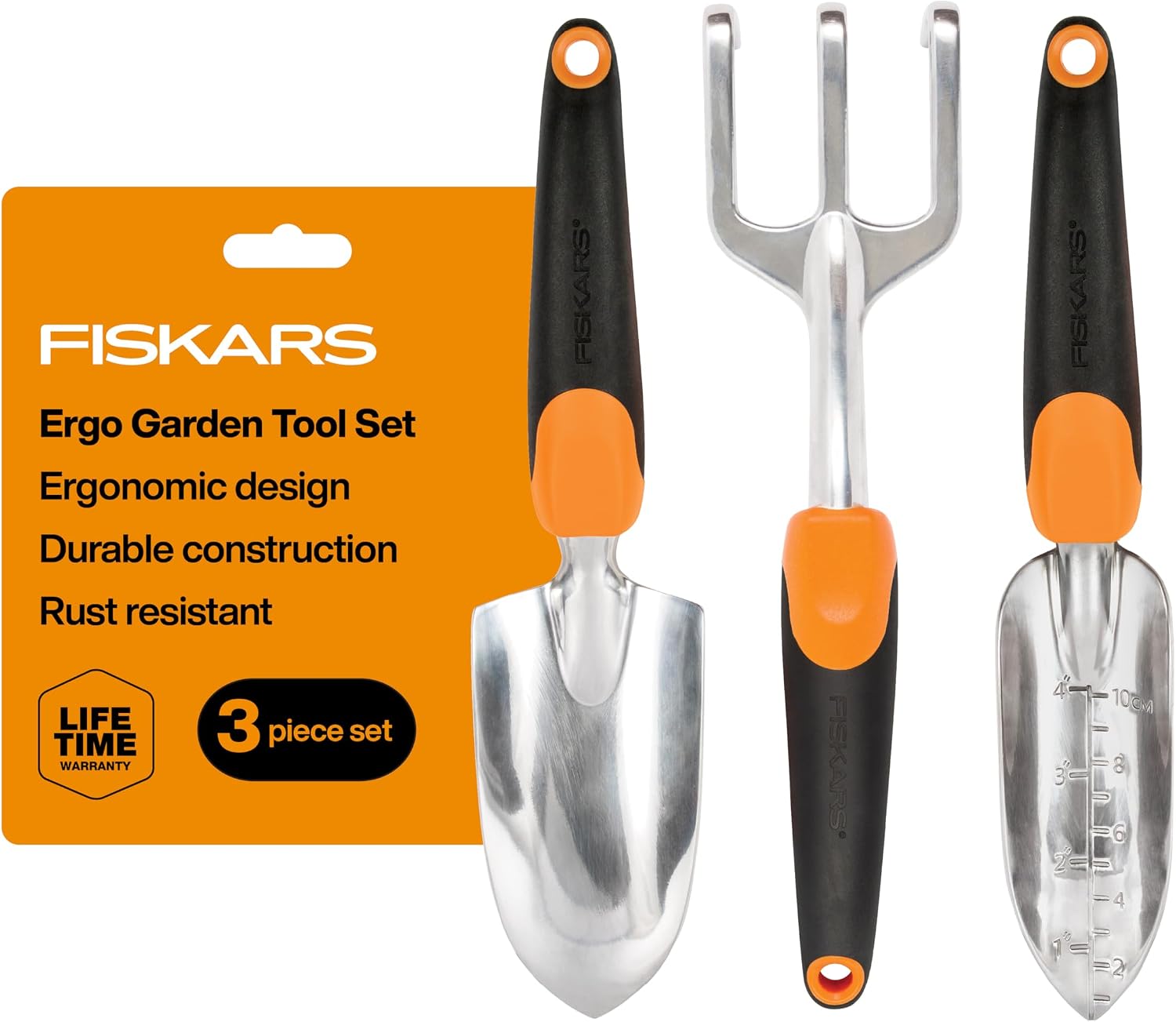 Fiskars Ergo zestaw narzędzi ogrodowych z recyklingu - obrazek 2