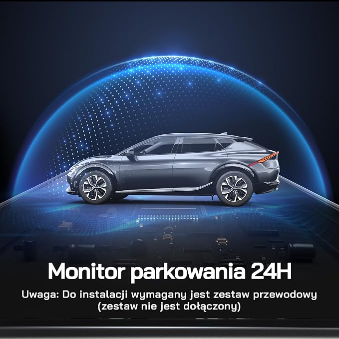 Kamera samochodowa WOLFANG 4K przednia i tylna kamera samochodowa - obrazek 6