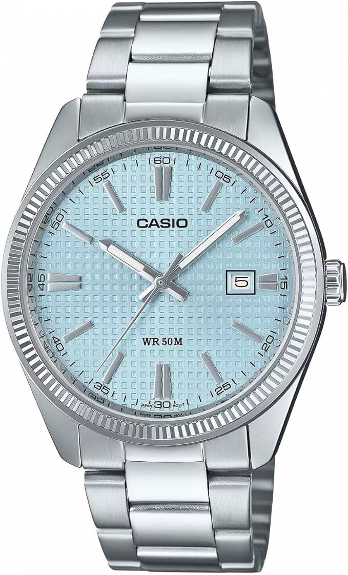 Zegarek ze stali nierdzewnej Casio Collection MTP-1302PE-2AVEF
