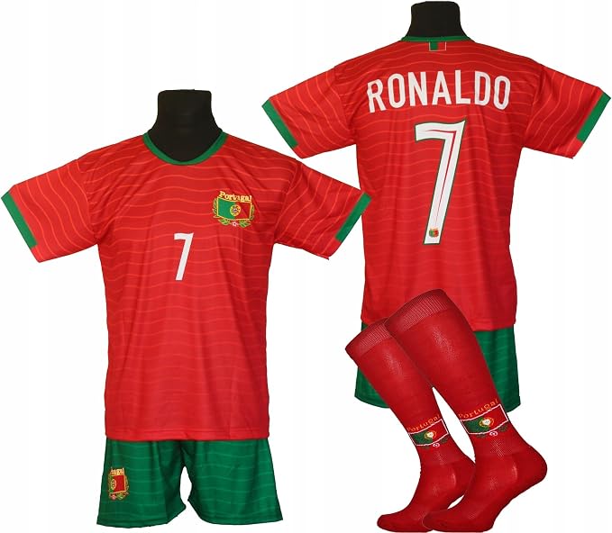 strój piłkarski dla dzieci RONALDO PORTUGALIA - obrazek 4