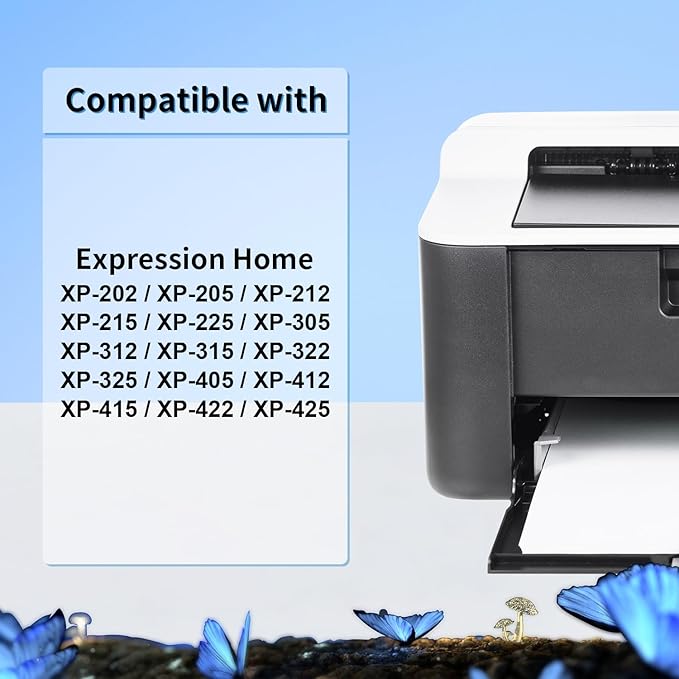 LOSMANN Wkłady do drukarki 18XL kompatybilne z Epson 18 XL do Home XP-322 XP-305 XP-215 XP-225 XP-412 XP-422 XP-325 XP-312 XP-315 XP-205 XP-415 XP-425 (czarny, cyjan, magenta, żółty, 10 sztuk) - obrazek 2