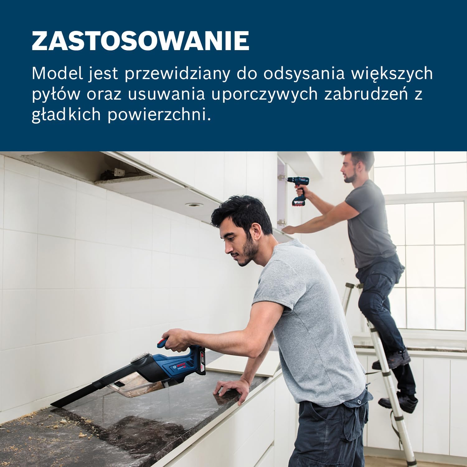 Bosch Professional system 18V: akumulatorowy odkurzacz ręczny GAS - obrazek 6
