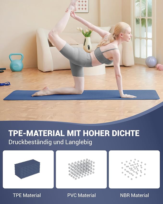 Good Nite Mata do jogi gimnastyka pilates mata do ćwiczeń dla kobiet - obrazek 4