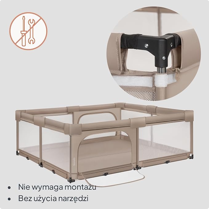 Lionelo Florence XL Easy Fold Kojec dla niemowląt - obrazek 5