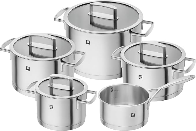 ZWILLING Kochtopf-Set 5-tlg. 4 Deckel