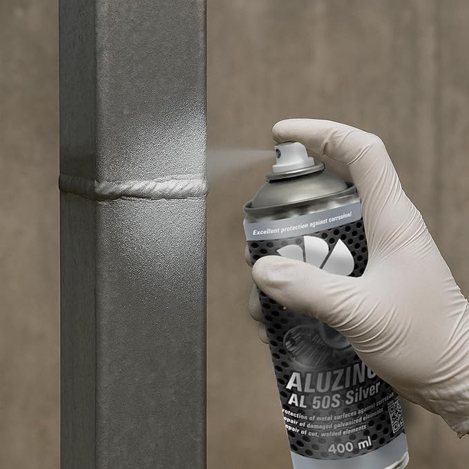 AABCOOLING Alucynk AL 50S Srebrny 400ml Podkład Cynkowy Lakierniczy - obrazek 2