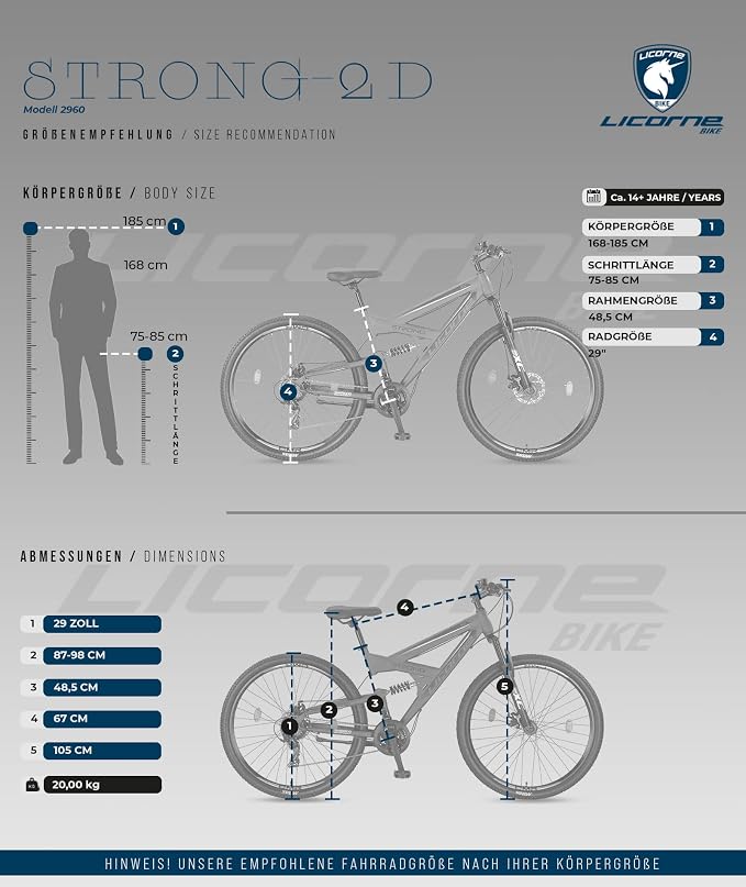 Licorne Bike Strong 2D rower górski klasy premium - obrazek 7